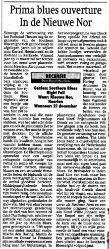 Concert recensie De Limburger december 2007